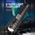 30w Led Flashlight Xhp360 4 Level Multi functional Strong Light Long range Camping Light Torch 1057a White Light Large