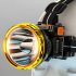 30w Led Headlights High Brightness Strong Light USB Rechargeable Outdoor IPX4 Waterproof Head Lamp Camping Equipment yellow light