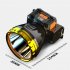 30w Led Headlights High Brightness Strong Light USB Rechargeable Outdoor IPX4 Waterproof Head Lamp Camping Equipment yellow light
