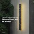 30w Outdoor Waterproof LED Long Wall Light High Brightness Eye Protection Lamps 100cm