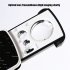 30x 60x 90x Small Handheld Magnifying Glass Foldable Optical Lens Reading Magnifier with UV Led Silver
