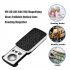 30x 60x 90x Small Handheld Magnifying Glass Foldable Optical Lens Reading Magnifier with UV Led Silver