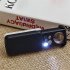 30x 60x 90x Small Handheld Magnifying Glass Foldable Optical Lens Reading Magnifier with UV Led Silver