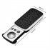 30x 60x 90x Small Handheld Magnifying Glass Foldable Optical Lens Reading Magnifier with UV Led Black