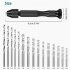 31 Pieces Hand Drill Bits Set Pin Vise Hand Drill With 30pcs Mini Drill Bits For DIY Jewelry Wood Resin PVC Plastic 31pcs