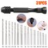 31 Pieces Hand Drill Bits Set Pin Vise Hand Drill With 30pcs Mini Drill Bits For DIY Jewelry Wood Resin PVC Plastic 31pcs