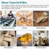31 Pieces Hand Drill Bits Set Pin Vise Hand Drill With 30pcs Mini Drill Bits For DIY Jewelry Wood Resin PVC Plastic 31pcs