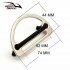 316 Stainless Steel D Ring Buckle Scuba Diving Weight Belt Webbing Strap Keeper Weight Belt Surfing Swimming Diving Accessories Silver