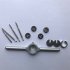 31Pcs Mini HSS Tap and Die Set  Metric  for Model Making Watchmaker Small Engineering Work