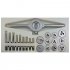 31Pcs Mini HSS Tap and Die Set  Metric  for Model Making Watchmaker Small Engineering Work