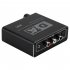 32 192k Digital To Analog Audio Converter Receiver Volume Adjustment Bidirectional Toslink To Coax Audio Adapter Host power cord Optical cable