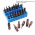 32 Holes Hex Shank Screwdriver Bit Holder Storage Drill Bit Organizer