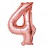 32 inch Rose Gold Digital  Aluminum  Film  Balloons 0 9 Number Party Venue Decoration Props Balloon 8