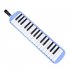 32 key Piano Professional Playing Musical Instrument with Mouthpiece   Long Hose blue 32 keys