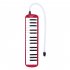 32 key Piano Professional Playing Musical Instrument with Mouthpiece   Long Hose red 32 keys
