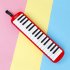 32 key Piano Professional Playing Musical Instrument with Mouthpiece   Long Hose red 32 keys