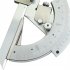 320 Degree Universal Angle Ruler with Diagonal Extension Blades Roller Knobs and Fine tuning Devices Bevel Protractor