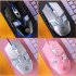 3200DPI Adjustable Usb Glowing Wired G12 Mouse Game Macro Programming Computer Optical Mouse 6 Keys Gaming Mouse Gray audio version