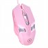 3200DPI Adjustable Usb Glowing Wired G12 Mouse Game Macro Programming Computer Optical Mouse 6 Keys Gaming Mouse Pink audio version