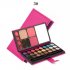 33 Colors Professional Eyeshadow Matte Shimmer Palette Blush Eyebrow Powder with Brush Makeup Kit  Watermelon red