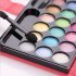 33 Colors Professional Eyeshadow Matte Shimmer Palette Blush Eyebrow Powder with Brush Makeup Kit  Watermelon red