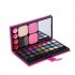 33 Colors Professional Eyeshadow Matte Shimmer Palette Blush Eyebrow Powder with Brush Makeup Kit  Watermelon red