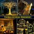 330ft Solar Led Rope Lamps Outdoor Ip67 Waterproof String Light with Remote Control 10 meters 100 lights