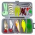 33pcs set Lure Fish Bait Fishing Gear Accessories Kit 33PCS