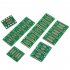 35 pcs 7 Kinds Pcb Board Kits Smd To In line Ic Adapter Converter Plate Sop Msop Ssop Tssop Sot23