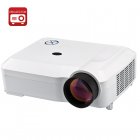 3500 Lumen 5 8 Inch LCD panel projector with 1280x768 resolution and 1000 1 contrast ratio has a 26 to 120 Inch image as well as HDMI and USB ports