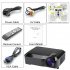 3500 lumens projector features a 5 8 Inch LCD panel  1280x768 resolution and 1000 1 contrast ratio as well as HDMI and USB ports