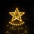 350led Christmas Waterfall Lights 11ft 8 Modes Holiday Party Lamps for Outdoor Yard Decks Balconies Decor Colorful