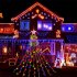 350led Christmas Waterfall Lights 11ft 8 Modes Holiday Party Lamps for Outdoor Yard Decks Balconies Decor Colorful