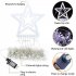 350led Christmas Waterfall Lights 11ft 8 Modes Holiday Party Lamps for Outdoor Yard Decks Balconies Decor Colorful