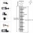 350led Christmas Waterfall Lights 11ft 8 Modes Holiday Party Lamps for Outdoor Yard Decks Balconies Decor Colorful