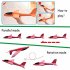 35CM Hand Throw Flying Glider Plane Foam Aeroplane Toys Launch Fillers Bubble Airplane Model DIY Interactive Toys for Children