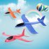 35CM Hand Throw Flying Glider Plane Foam Aeroplane Toys Launch Fillers Bubble Airplane Model DIY Interactive Toys for Children