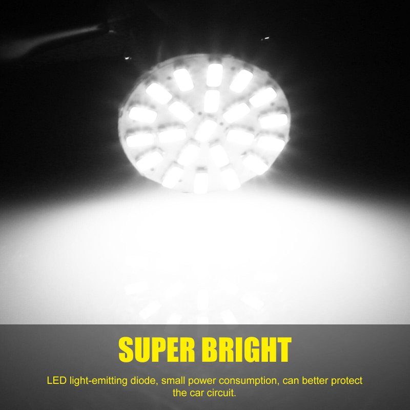 1156 LED Bulb White 1156 1141 22-SMD LED RV Light Bulbs 600LM 6500K DC 12V Trailer Boat Trunk Interior Lights (Pack Of 20) 