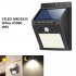 35LEDs Waterproof Solar Powered Motion Sensor Wall Light white light