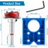 35mm Concealed Hinge Boring Jig Drilling Guide Set DIY Woodworking Door Hole Opener Hinge Hole Guide Cabinet Door Hinge Installation Tool Door Saw Cabinet Acces