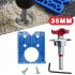 35mm Concealed Hinge Boring Jig Drilling Guide Set DIY Woodworking Door Hole Opener Hinge Hole Guide Cabinet Door Hinge Installation Tool Door Saw Cabinet Acces
