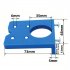 35mm Concealed Hinge Boring Jig Drilling Guide Set DIY Woodworking Door Hole Opener Hinge Hole Guide Cabinet Door Hinge Installation Tool Door Saw Cabinet Acces