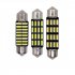 36 39 41mm LED Bulb Bright double   pointed reading lamp 5W Super Bright 4014 16SMD Interior Doom Lamp 41MM white