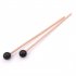 36 5cm Long Marimba Sticks Mallets Xylophone Piano Hammer Percussion Instrument Accessories  OPP  red