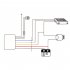 36 72V 125db Anti theft Alarm System Intelligent Safety Anti theft Remote Control Alarm Device For Scooter black