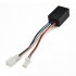 36 72V 125db Anti theft Alarm System Intelligent Safety Anti theft Remote Control Alarm Device For Scooter black