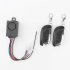 36 72v 125db E bike Anti theft Alarm System Smart Security Anti Lost Remote Control Detector Alarm For Scooter Bicycle silver black