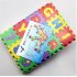 36 Pieces Child Cartoon Letters Numbers Foam Play Puzzle Mat Floor Carpet Rug for Baby Kids Home Decoration Photo Color