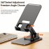 360 Adjustable Cell Phone Stand Angle Height Adjustable Holder Sturdy Phone Stand For Desk For Mobile Phones black