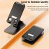 360 Adjustable Cell Phone Stand Angle Height Adjustable Holder Sturdy Phone Stand For Desk For Mobile Phones black